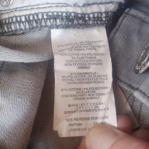 Pre-Owned J. CREW Toothpick 25w jeans * Wear pics for reference * - Picture 5 of 8
